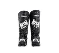 METAL BOXE Protège-Tibias/Pieds Mirror XL Protector Pies, Unisex Adulto, Negro