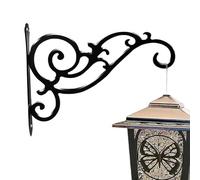 Metal Bracket Hooks For Wall - Iron Decorative Coat Hook | Plant Rust-Resistant Hanger Flower Basket