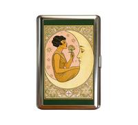 Metal Business Card Holder - Vintage Anti Theft Cards Case, Slim Pocket Wallet Organizer, Metal Cards Storage Box | Compact Card Organizer for Cash Receipt Travel Commuting College Use