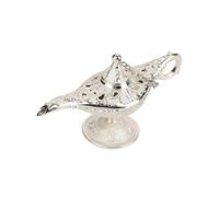 Metal Carved Hollow Legend Lamp Hollow Aladdin Magic Genie Light Wishing Pot Decor (#6)