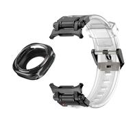 Metal Case Fluororubber Correa para Samsung Galaxy Watch 7 Ultra 47 mm Metal Protective Case Sport Sport Sport para Galaxy Ultra 47 mm FKM Watch Bands