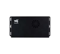 Metal Case for Raspberry Pi Compute Module 5 IO Board CM5, Mini PC Chassis with Cooling Fan, 40PIN GPIO Adapter, Dust-Proof, Wall Mount Support for Industrial & DIY Pi Projects