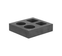 Metal Casting Molds Graphite Mold Ingot Casting Refining Professional Users Rectangular Shape 2.6 2.4 0.6In 1Pack