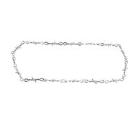 Metal Chain Necklace Gothic Thorns for Men Women Hip Hop Padlock Collar