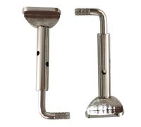 Metal Chinrest Screws, 2X Violin Replacement Chin Rest Clamp Screws, Precision Fit Musical Instrument Parts, Durable Hardware, Mounting Accessories for Concert Hall, Performance