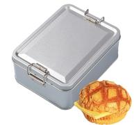Metal Cookie Tins - Candy Tinplate Box Storage, Dustproof Storage Tin | Home Kitchen Desktop Storage Tin for Candy, Coffee, Tea, Jewelry, Chocolate, Elegant Storage Container for Kitchen Organization