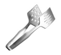 Metal Cooking Tongs, Stainless Steel Fish Tongs, Anti-Scalding Non-Slip Grip, Multi-Purpose Cookings Tool for Home Kitchen, Outdoor Camping, Barbacoa, 10.63x3.94x3.07 inches