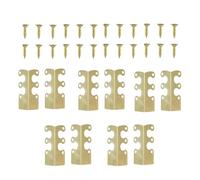 Metal Corner Protector - 10 Pcs Baseboard & Furniture Corners Guards | Reliable Corner Protectors for Renters, Landlords, Office, Apartment, Living Room, Bedroom, Tables, Doors, Cabinets