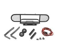 Metal de metal Bumper RC Modelo de automóvil Accesorios de juguete Actualización de rendimiento Fácil Instalación Compatible para defensor SCX10 D90 D110 1/10 RC Vehículo