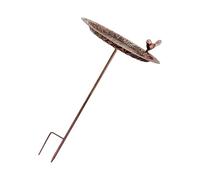 Metal De Servicio Pesado Baño Agua Plato Agua Estación Riego Aire Libre Acabado A Prueba Óxido Decoración del Jardín Vintage Baño Pájaro Metal Decorativo Fácil Limpiar