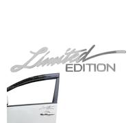 Metal Decal - Nickel-Plated Metal, 3.0x0.7in Badge Decal Strong Adhesive Design | Fade-Resistant Limited Edition Car Body Sticker, Emblem Label For Cars, Motorcycles, Trucks, Dashboards