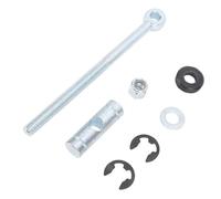 Metal del Kit de Reemplazo del Enlace de Elevación de la Cubierta de la Cubierta con 1 Enlace, 1 Pivote, 2 Clips, 1 Lavadora de Goma, 1 Arandela Plana, 1 Tuerca de Bloqueo para