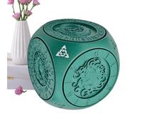Metal Dice - 1.65in Standard Game Set for Teens, Adults with Multi Sided Play Function, Rotating Geometric Toy for Family, Couples, Classroom, Travel, Metal Alloy, Gaming, Educational Use