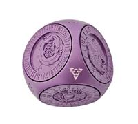 Metal Dice - 7-Piece Gaming for Tabletop Play, Rotating Geometric Toy Gathering Fun, Suitable for Teens Adults Family Couples, Compact Portable Design, Solid, Classroom Travel Use