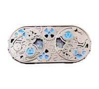 Metal Dice, Game Theme Spin Dice, Aluminio Alloy Misterious Toy with Engravings, Beginners Group Activities, Ideal para Bar, Dorm, Travel & Home Use, 4,69 x 2,13 pulgadas