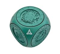 Metal Dice - Heavy Dice for Tabletop Games, Portable Game, 7 en 1 Dices for Game, Shiny Metal Dices, Geometric Rotating Toy Board Travel Kids Family, Parejas, Classroom Gathering Teens