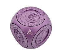 Metal Dice - Heavy Dice For Tabletop Games, Portable Game DDice, 7-In-1 Dices For Game, Shiny Metal Dices, Geometric Rotating Toy Ffor Board Travel Kids Family, Couples, Classroom Gathering Teens