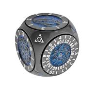 Metal Dice Set, Standard Gaming Dice, Heavy Duty Rotating Geometric Design, Role Playing Dices for Teens, Adults, Couples, Family Game Nights, Classroom Activities and Travel