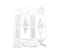 Metal Die Cuts Christmas Gift Box Cutting Dies Stencils DIY Cutting Template for Scrapbook Album Paper Card Embossing