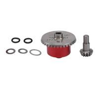 Metal Diff Case Diff Gear 37T Input Gear 13T para ARRMA 1/10 Kraton Senton Rock Granite Outcast 4X4 Upgrades Parts,1