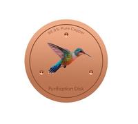 Metal Disc for Bird Bath - Clean Water Purification Plate, Outdoor Pond Maintenance Disk, Triple Point Support Algae Control Shield, Heavy Duty Brass Disc | Fountain Clarifier Core for Garden Patio