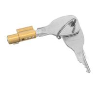Metal Dorado Cerradura con Llave, para Vitrina de Cristal | Mecanismo con Cilindro, Diseño Oculto y 2 Llaves, Uso en Joyería y Viaje, Cierre Suave