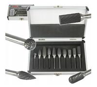 Metal Duro Fresas Set 10tlg Fresa Metal Espinas Broca Amoladora Broca