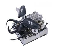 Metal Dynamic Beetle V8 - Modelo de motor que funciona, mini motor mecánico de simulación de insectos V8, decoración de escritorio (negro)