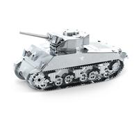 Metal Earth 1204 Tanque Sherman Panzer Kit De Metal 3D Edición Plata