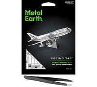 Metal Earth Boeing 747 Kit de modelo de metal 3D con pinzas fascinaciones