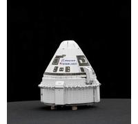 Metal Earth Puzzle 3D Nave Espacial Cst-100 Starliner Boeing. Rompecabezas De Metal De Espacio. Maquetas Para Construir Para Adultos Nivel Moderado De 5 X 5 X 5.5 Cm