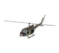 Metal Earth Fascinations ME1003 Helicóptero Huey UH-1, kit de construcción 3D cortado con láser, rompecabezas de metal 3D, kit de construcción DIY con placa de metal 2.25, a partir de 14 años