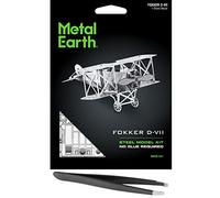 Metal Earth Fokker D-VII Kit de modelo de metal 3D con pinzas fascinaciones