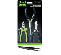 Metal Earth Juego de herramientas de 3 piezas - Clipper - Alicates de punta plana - Alicates de punta de aguja con pinzas fascinaciones