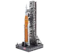 Metal Earth - Kit de modelismo, metálico, en 3D, Artemis Moon Rocket, de la serie prémium de Fascinations