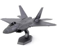 Metal Earth Lockheed Martin F-22 Raptor Color 3D Corte Láser Model + Pinzas