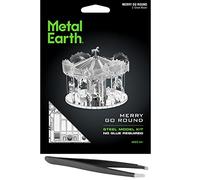 Metal Earth Merry Go Round 3D Kit de modelo de metal con pinzas fascinaciones