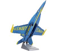Metal Earth Premium Azul Ángeles F/A-18 Super Hornet 3D Modelo + Pinzas 01334