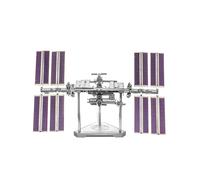 Metal Earth Puzzle 3D Estación Espacial Internacional Rompecabezas De Metal De Espacio. Maquetas Para Construir Para Adultos Nivel Desafiante De 19.69 X 14.63 X 11.5 Cm