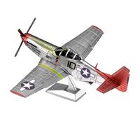 Metal Earth Fascinations Tuskegee Airmen P-51D Mustang Rompecabezas 3D De Metal
