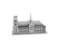 Metal Earth Puzzle 3D Catedral De Notre Dame Paris. Rompecabezas De Metal De Arquitectura. Maquetas Para Construir Para Adultos Nivel Desafiante De 11.68 X 8.13 X 5.08 Cm