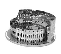 Metal Earth Puzzle 3D Coliseo Romano Roma. Rompecabezas De Metal De Arquitectura. Maquetas Para Construir Para Adultos Nivel Desafiante De 9.6 X 8 X 3.81 Cm