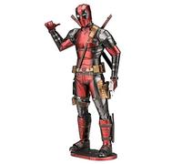 Metal Earth Puzzle 3D Deadpool. Rompecabezas De Metal De Marvel Maquetas Para Construir Para Adultos Nivel Desafiante De 7.62 X 4.06 X 14.99 Cm