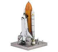 Metal Earth Puzzle 3D Kit Lanzamiento Transbordador Espacial, Space Shuttle Launch. Rompecabezas De Metal De Espacio. Maquetas Para Construir Para Adultos Nivel Desafiante De 10.49 X 9 X 17.02 Cm