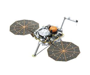 Metal Earth Puzzle 3D Modulo Aterrizaje De Marte Insight. Rompecabezas De Metal De Espacio. Maquetas para Construir para Adultos Nivel Desafiante De 14.99 X 5.59 X 6.35 Cm