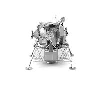 Metal Earth Puzzle 3D Módulo Lunar Apolo. Rompecabezas De Metal De Espacio. Maquetas Para Construir Para Adultos Nivel Desafiante De 6 X 6 X 5.5 Cm