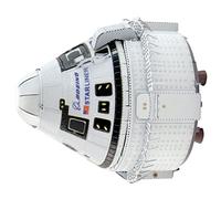 Metal Earth Puzzle 3D Nave Espacial Cst-100 Starliner Boeing. Rompecabezas De Metal De Espacio. Maquetas Para Construir Para Adultos Nivel Moderado De 5 X 5 X 5.5 Cm