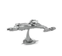 Metal Earth Puzzle 3D Nave Klingon Vor'Cha. Rompecabezas De Metal De Star Trek. Maquetas Para Construir Para Adultos Nivel Desafiante De 10.9 X 8.2 X 4.5 Cm