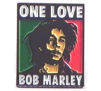 Metal Enamel Pin Nadadores Broche Rock música Superstar - Bob Marley