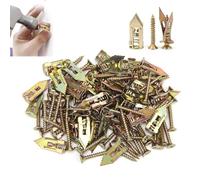 Metal Expansion Bolt for Drywall, Self-Drilling Anchors Screws, Eliminating The Need for Drilling or Punching Holes in The Wall, Easy to Install, for Shelf, Cabinet, Gypsum Board(50 pcs,0.47*1.57 inch